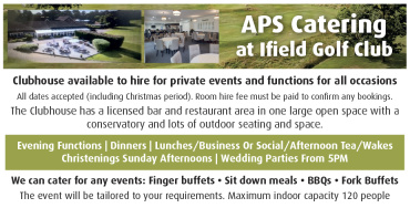 APS Catering at Ifield Golf Club