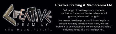 Creative Framing and Memorabilia Ltd