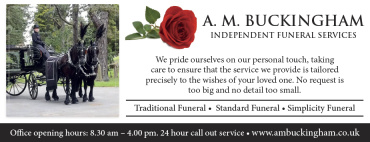 A.M. Buckingham Independent Funeral Services A.M. Buckingham Independent Funeral Services