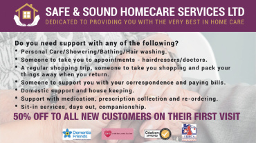 Safe & Sound Homecare Services Ltd